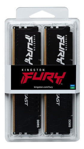Memoria Ram Ddr5 32gb 5600mhz Kingston Fury Beast 2x16gb