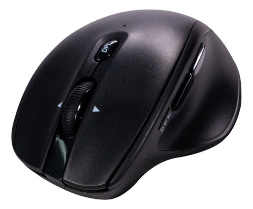 Mouse Naceb / Inalámbrico Dual Mode 5 Botones Black Na-0139n
