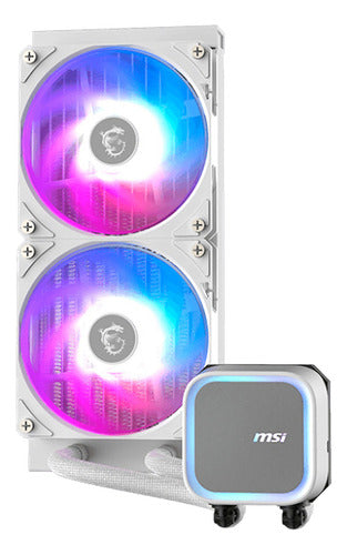 Msi Mag Coreliquid A13 240 /white Líquido Cpu 2x120mm Blanco