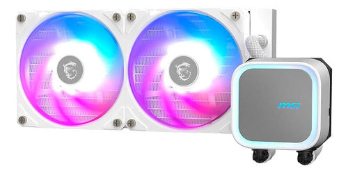 Msi Mag Coreliquid A13 240 /white Líquido Cpu 2x120mm Blanco