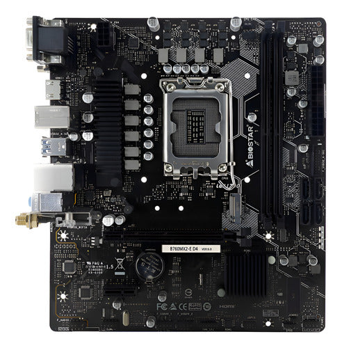 Tarjeta Madre Biostar B760mx2-e D4 Micro-atx 1700 64gb Ddr4