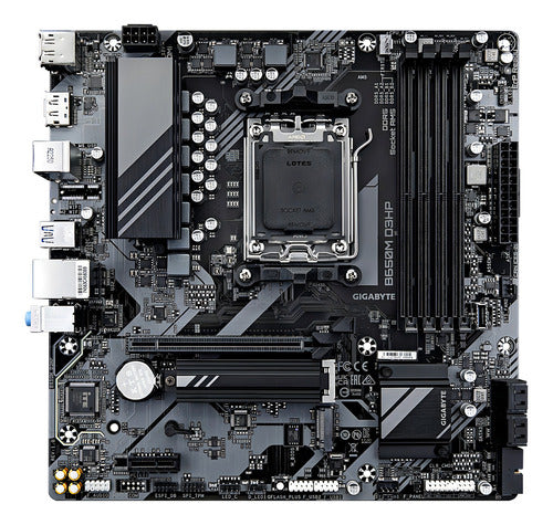 Tarjeta Madre Gigabyte Micro-atx B650m D3hp Am5 192gb Ddr5