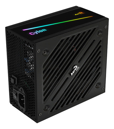 Fuente Aerocool Cyclon 700w Rgb/ 80+ Bronce Negro