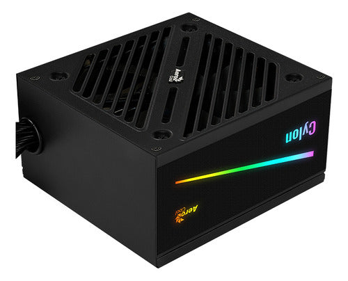 Fuente Aerocool Cyclon 700w Rgb/ 80+ Bronce Negro