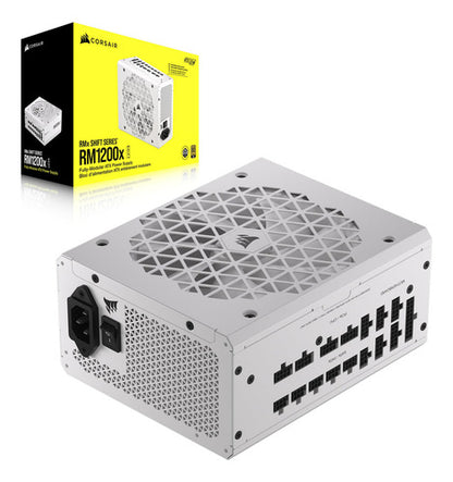 Fuente De Poder 80 Gold Modular Corsair Rm1200x Shift Blanco