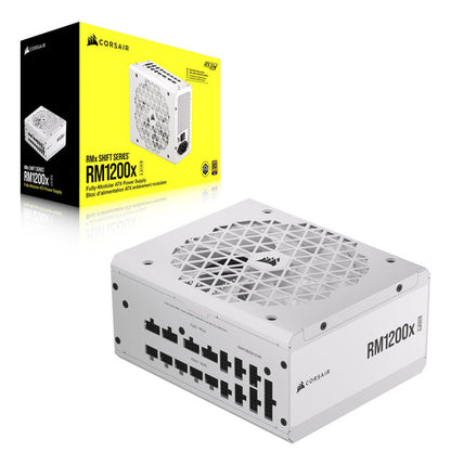 Fuente De Poder 80 Gold Modular Corsair Rm1200x Shift Blanco