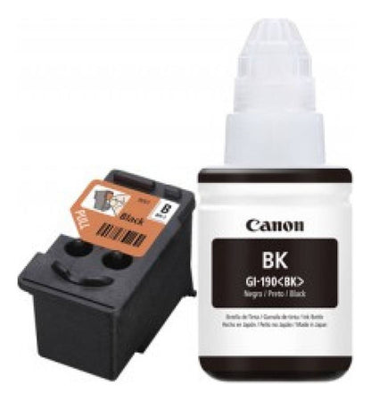 Kit Canon Cabezal Bh-1 Negra + Tinta Gi-190 Negra Pixma