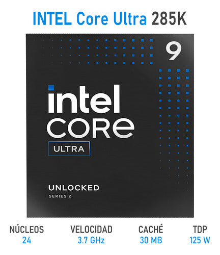 Procesador Intel Core Ultra 9 285k Intelgraphics 1851 5.7ghz