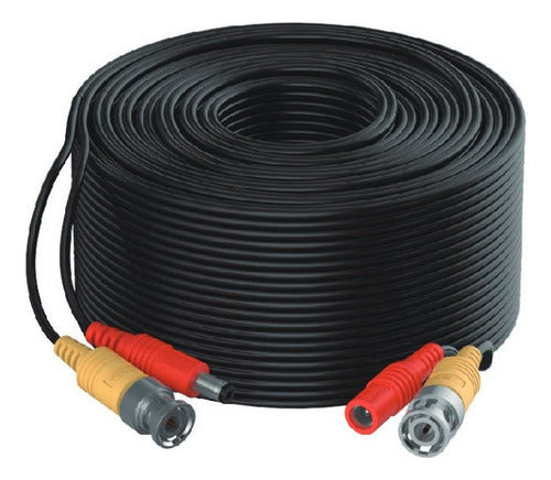 Dahua Cable Siames Video Y Energia 50mts Hasta 4k Int Y Ext