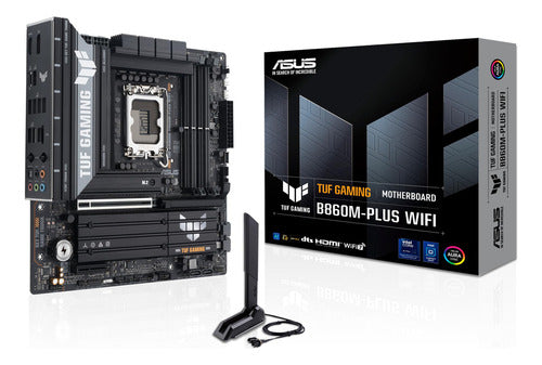 Tarjeta Madre Asus Tuf Gaming B860m-plus Wifi Micro-atx Ddr5