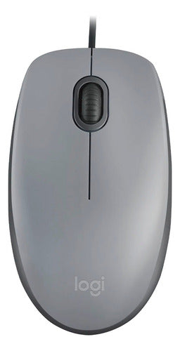 Mouse Logitech Óptico M110 Silent, Alámbrico Usb A 1000dpi