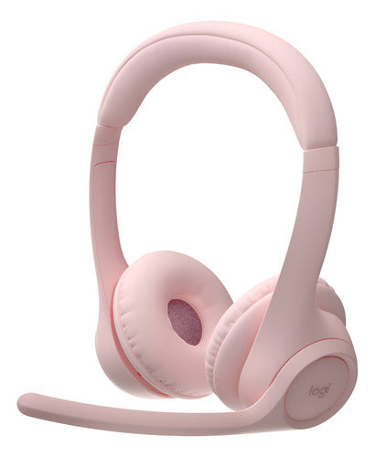 Logitech Audífonos Micrófono Zone 300, Bluetooth Usb-c Rosa