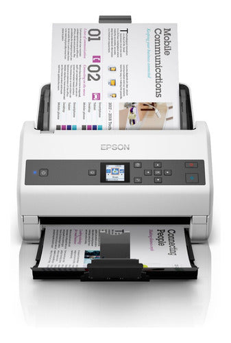 Scanner Epson Ds-970 600x600dpi Color Dúplex Usb Gris/blanco