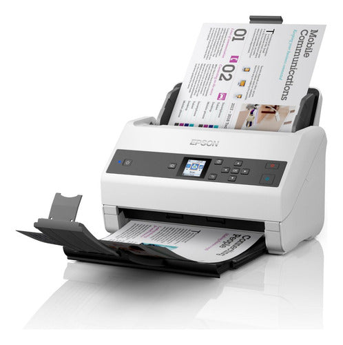 Scanner Epson Ds-970 600x600dpi Color Dúplex Usb Gris/blanco