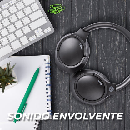 Techzone Audífonos Con Micrófono Tzdj02, Bluetooth, Usb-c