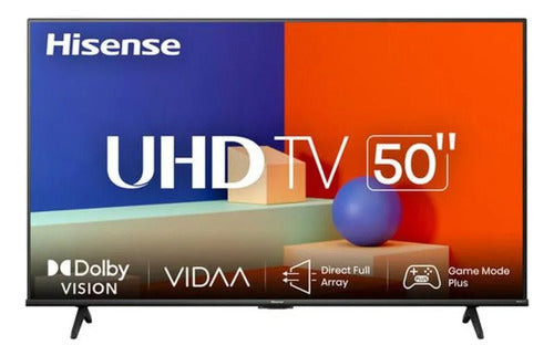 Hisense Smart Tv Led A6nv 50 , 4k Ultra Hd, Negro