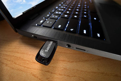 Memoria Usb Sandisk Ultra Shift, 128gb, Usb 3.0, Negro