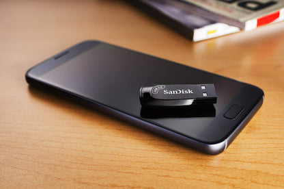 Memoria Usb Sandisk Ultra Shift, 128gb, Usb 3.0, Negro