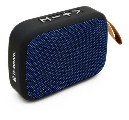 Bocina Bluetooth, Con Radio Fm Y Puerto Usb Brobotix Color Azul