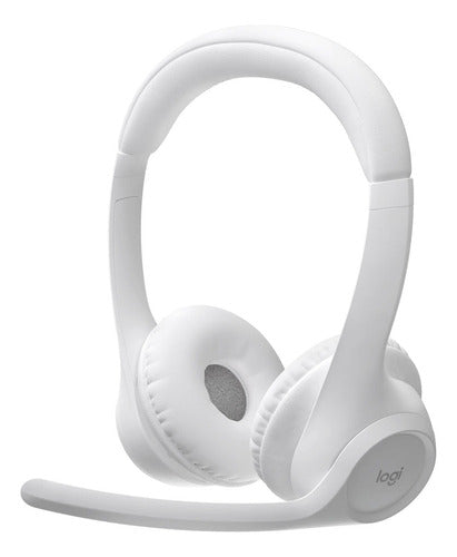Logitech Audífonos Micrófono Zone 300 Bluetooth Usb-c Blanco