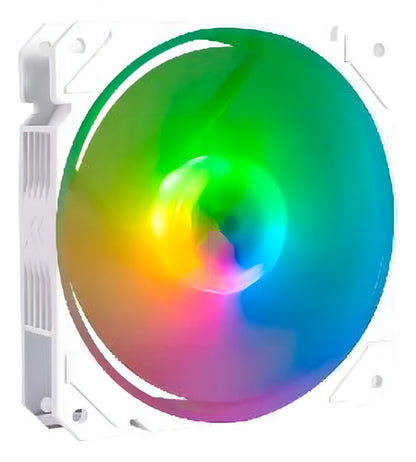 Ventilador Balam Rush Eolox Blaze Ex50w Argb, 120mm, Blanco