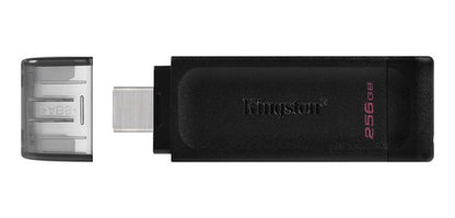 Memoria Usb Kingston Datatraveler 70, 256gb, Usb-c 3.2 Negro