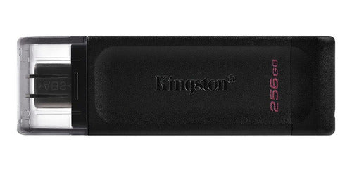 Memoria Usb Kingston Datatraveler 70, 256gb, Usb-c 3.2 Negro