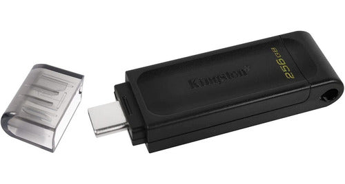 Memoria Usb Kingston Datatraveler 70, 256gb, Usb-c 3.2 Negro
