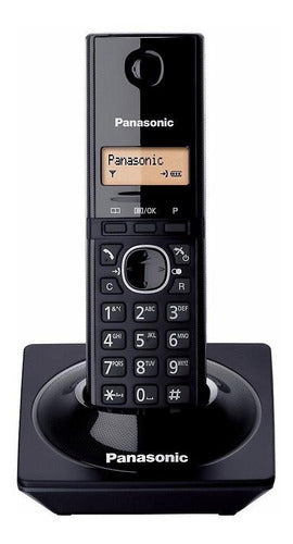 Panasonic Kx-tg1711meb Teléfono Dect 6.0, Inalámbrico, Negro