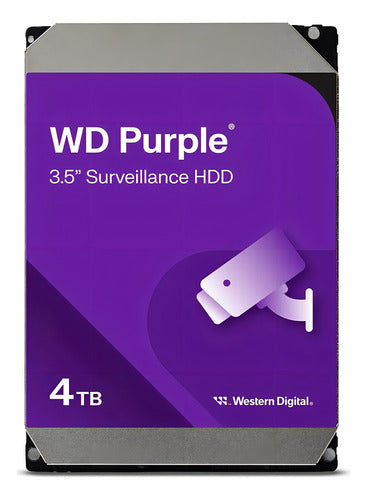 Disco Duro Wd Videovigilancia 4tb 3.5 Sata Purple Wd43purz