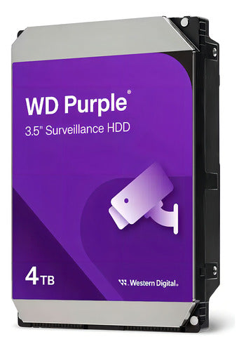 Disco Duro Wd Videovigilancia 4tb 3.5 Sata Purple Wd43purz