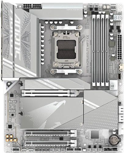Tarjeta Madre Aorus X870 Aorus Elite Wifi7 Ice Atx Am5 Ddr5