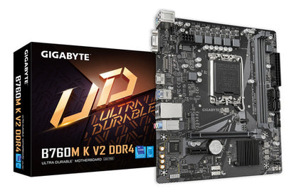 Tarjeta Madre Gigabyte B760m K V2 Ddr4 Lga1700 Micro Atx
