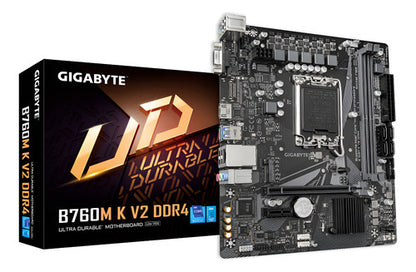 Tarjeta Madre Gigabyte B760m K V2 Ddr4 Lga1700 Micro Atx