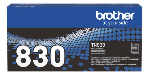 Tóner Brother Tn-830 Negro,1200 Páginas