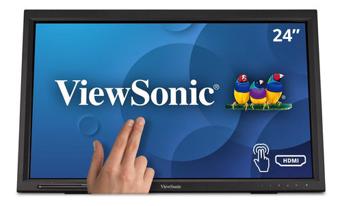 Monitor Viewsonic Td2423d Lcd Touch 24  1920x1080 Fhd 60hz