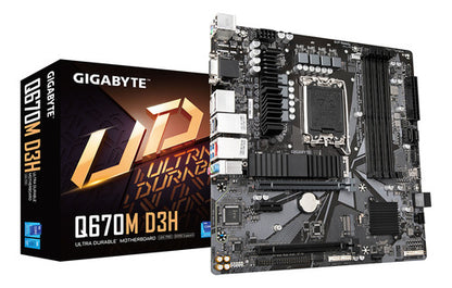 Tarjeta Madre Gigabyte Micro-atx Q670m D3h 1700 Q670 Ex Ddr5