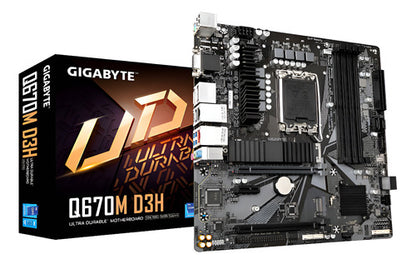 Tarjeta Madre Gigabyte Micro-atx Q670m D3h 1700 Q670 Ex Ddr5