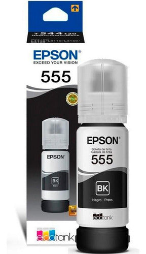 Tanque De Tinta Epson T555 Negro Fotográfico 70ml T555120-al