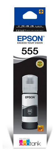 Tanque De Tinta Epson T555 Negro Fotográfico 70ml T555120-al