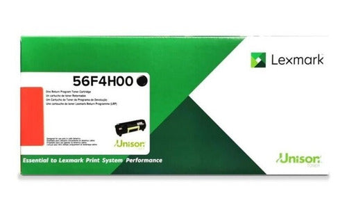 Tóner Lexmark 56f4h00 Negro, 15.000 Páginas 56f4h00