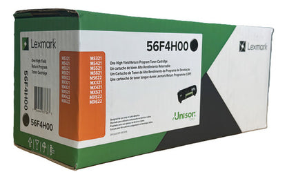 Tóner Lexmark 56f4h00 Negro, 15.000 Páginas 56f4h00