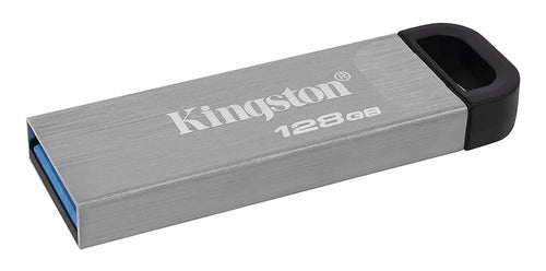 Memoria Usb Kingston Datatraveler Kyson, 128gb Usb 3.2 Plata