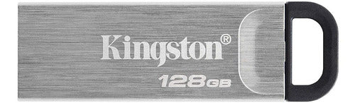 Memoria Usb Kingston Datatraveler Kyson, 128gb Usb 3.2 Plata