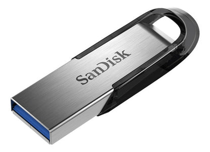 Memoria Usb Sandisk Ultra Flair, 128gb, Usb 3.0 Plata/negro