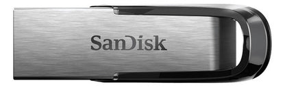 Memoria Usb Sandisk Ultra Flair, 128gb, Usb 3.0 Plata/negro