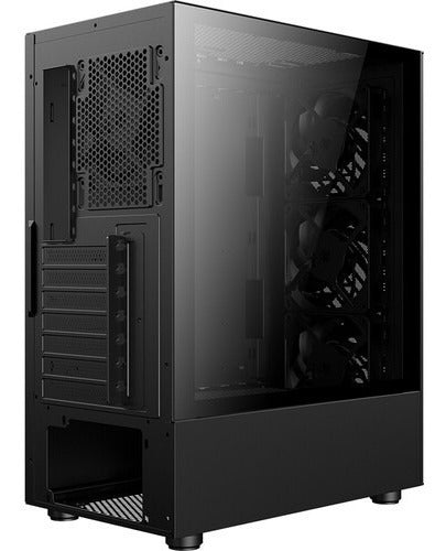 Gabinete Xpg Valor Air Con Ventana, Midi-tower 4 Vent, Negro