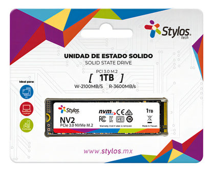 Ssd Stylos Stmssdm22b Nvme, 1tb, Pci Express 4.0, M.2