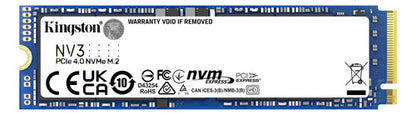 Ssd Kingston Nv3 Nvme, 4tb M.2 6000 Mb/s Lectura Pci E 4.0