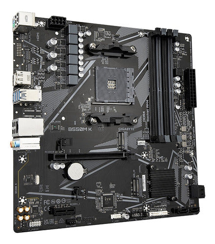 Tarjeta Madre Gigabyte Micro Atx B550m K Am4 Hdmi 128gb Ddr4